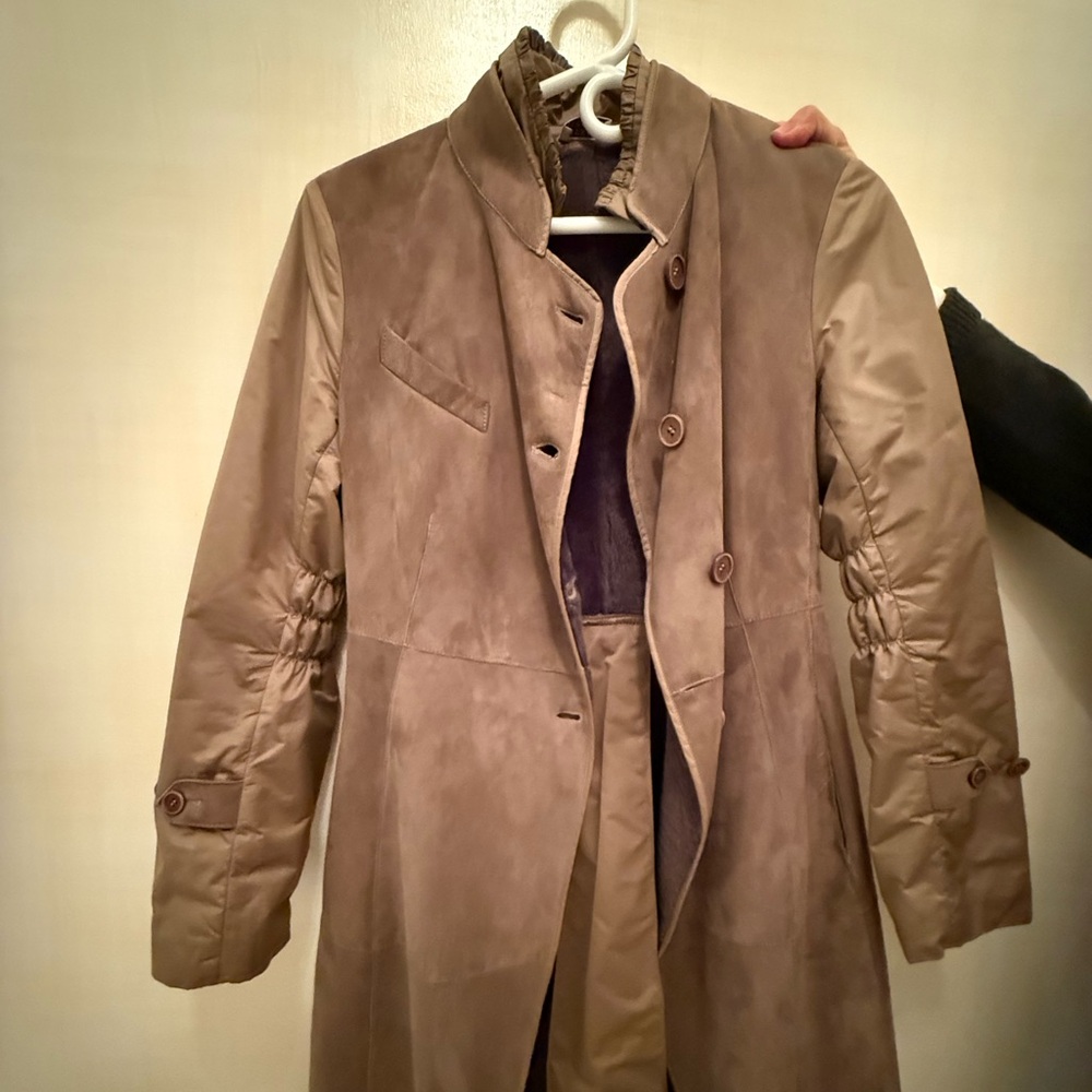 Brunello Cucinelli Suede Coat